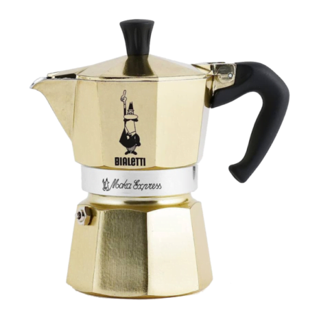 Bialetti Moka Express 3 Cups Gold Bialetti Moka Express 3 Cups Gold