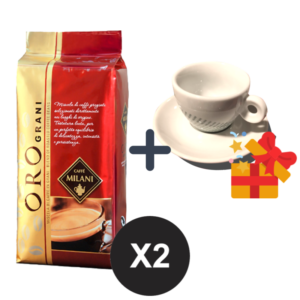 Caffe Milani Oro Grani (2KG+Gift Cup)