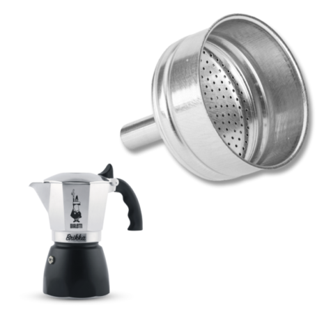 Bialetti Moka Funnel 2 cup brikka