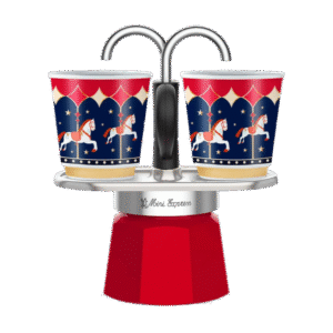 Bialetti Mini Express 2 Cup Magico Ricordo Rossa
