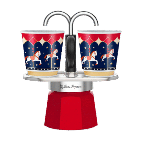 Bialetti mini express magico ricordo rossa 2 cup