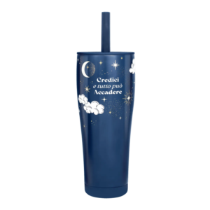 Bialetti Cielo Stellato Tumbler with Straw 500ml