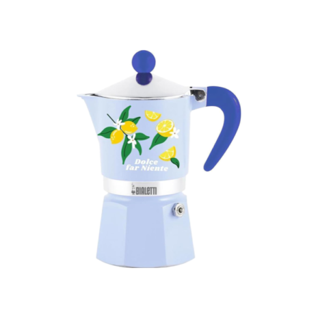 Bialetti Rainbow 3 Cups Light Blue Dolce far Niente