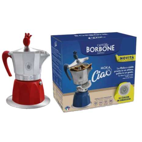 Borbone Moka Ciao Red Borbone Moka Ciao Red